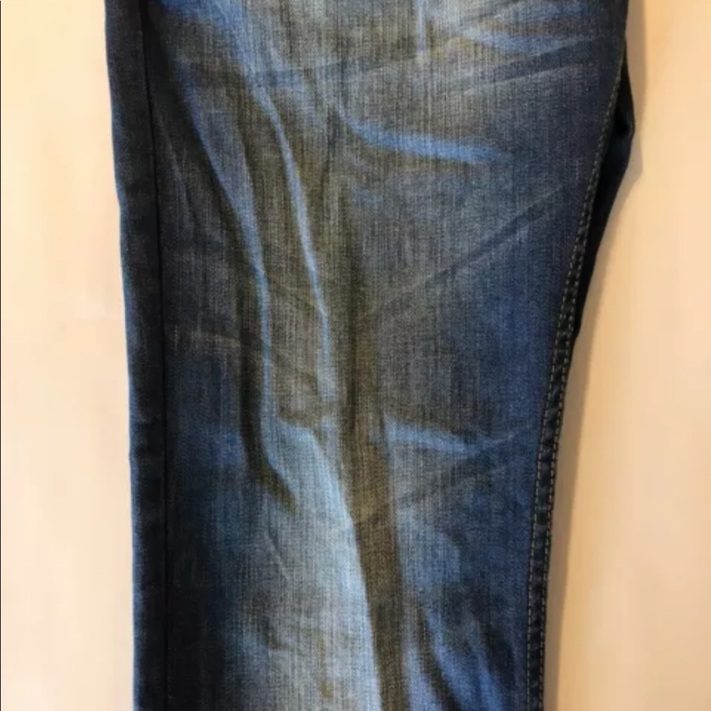 Le Chateau Men’s Jeans Faded Blue Denim Slim Fit Straight Leg 31 - Picture 2 of 11